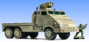 Armored Flatbed Truck